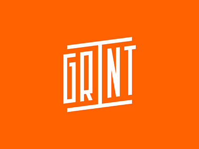 GRINT agency branding clean design flat icon identity illustrator logo minimal vector