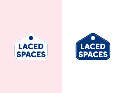 Laced Spaces Branding brand identity branding design home house logo typogaphy