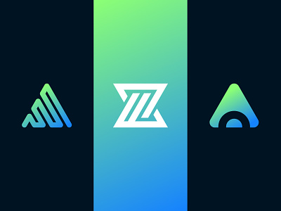 Logo Concepts for Alayzone | Tech branding business coding company developer development digital innovation logo programming software startup tech technology web