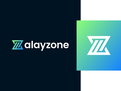 Alayzone Final Logo branding business coding company design developer development digital innovation logo programming software startup tech technology web