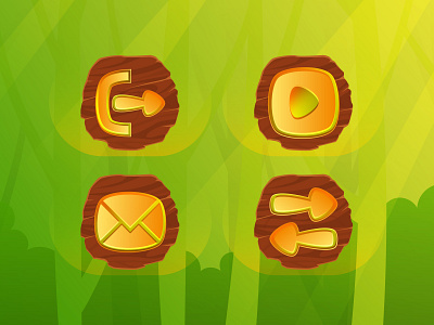 game iconset design adventure design game icon icon design iconography icons iconset jungle vector village
