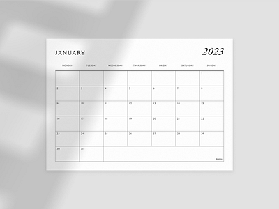 Printable Planner 2023 design graphic graphic design illustration modern planner print printable schedule