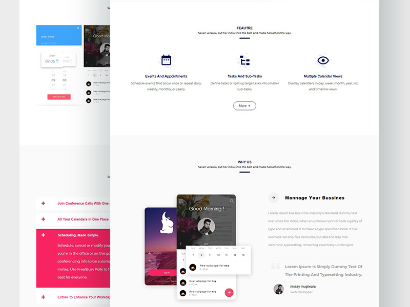 Babar - Multipurpose Responsive App / One page Template by Lynx Studio ...