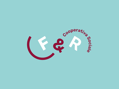 F&R / Logo colors concept logo logo design logotype social cooperative