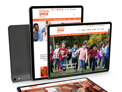 YWCA of Greenwich: 100 Years of Compassion animation branding design graphic design web design