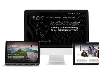 Leason Ellis: Clarity + Strategy to Intellectual Property Law branding design graphic design illustration logo vector web design