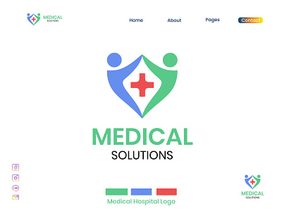 Creative Health Care Concept Logo Design Template service