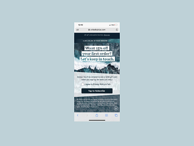 Redesign Popup UI mobile modal popup redesign