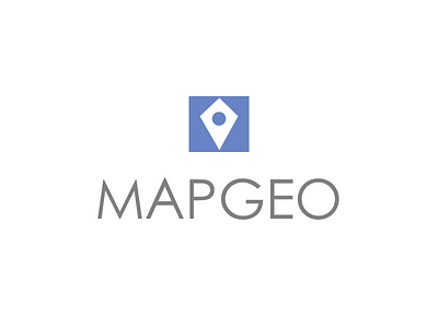 MapGeo Iteration 4 logo modern feel