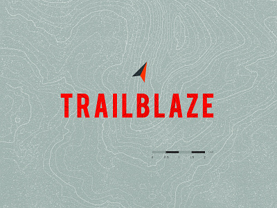 TRAILBLAZE logo topography trailblaze trailblazers