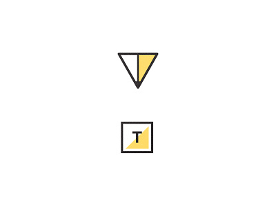 Personal mark icon pencil personal symbol triangle