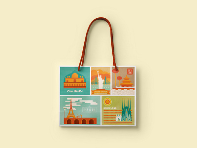 Shopping Bag shopping bag travel vector