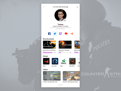 Daily UI Challenge #006 - User Profile