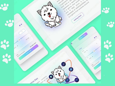 Baby Samo 3d animation app baby blockchain branding crypto design graphic design homepage illustration logo motion graphics nft ui vector web