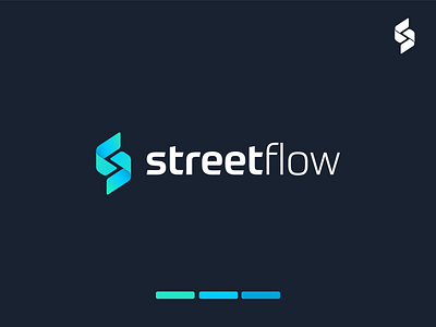 Logo design for StreetFlow design flow icon logo modern street