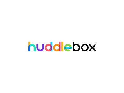Logo design for Huddlebox activities box fun happy hour logo socialize team tech virtual