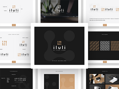 Logo & Style Guideline for iluli blog brand identity branding style sheet styleguide tech