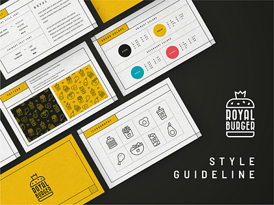 Logo & Style guideline for Royal Burger