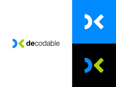 Logo design & Brand guideline for Decodable branding coding development it logo startup