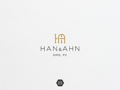 HAN & AHN DMD, PC dental clinic ha logo luxury stomatology