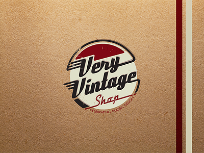Very Vintage Shop design logo shop vintage