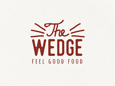 The Wedge bistro food logo graphic design grunge hipster logo design restourant urban wedge
