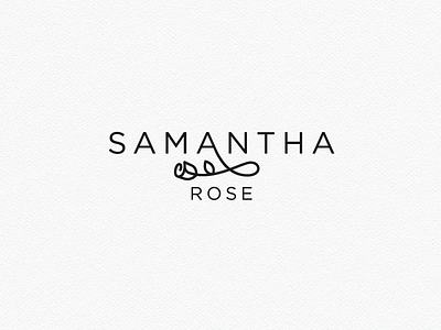 Logo design for Samantha Rose