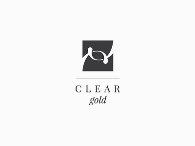 Logo design for Clear Gold classic clear gold cosmetics icon innitials logo design sample