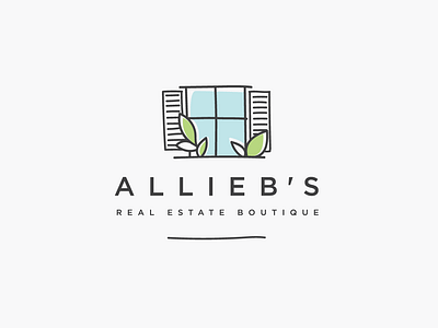 Logo design for ALLIEB'S REAL ESTATE BOUTIQUE