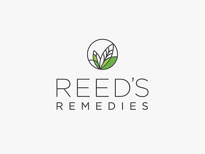 Logo & Packaging design for REED'S REMEDIES cbd cbd oil hemp hemp oil herbs logo design nature package design