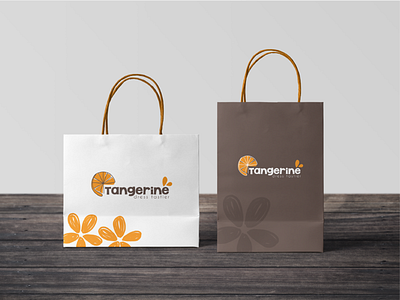 Paper Bag & Label Design for Tangerine