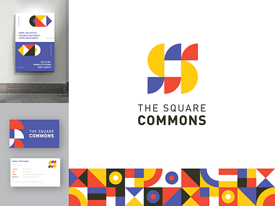 Square Commons Branding branding c identity identity design letters logo logo design logos mark monogram s