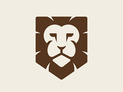 Lion Shield Logo branding identity illustration lion logo logo design logo designer mark mark icon symbol shield