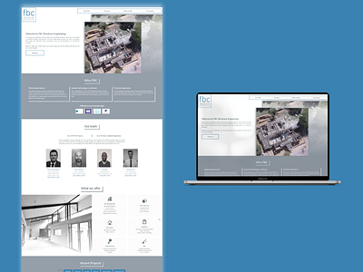FBC Engineering - Website Design animation design graphic design ui ux
