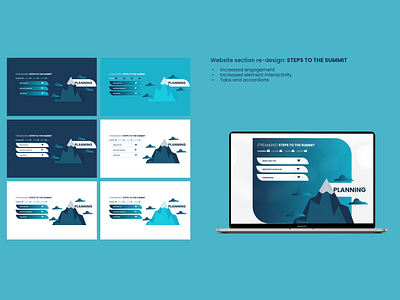 STEPS TO THE SUMMIT animation design graphic design illustration ui ux