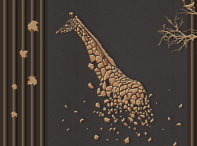 Giraffe Canvas branding canvas canvas art design graphic design illustration logo typography