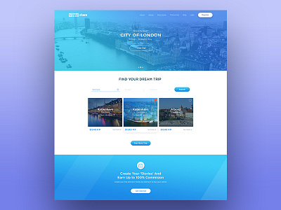 Travel website colors share travel trip ui ux