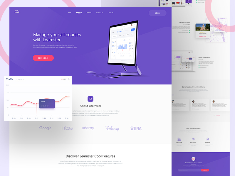 Website Landing Page by Imtiaz Hossain on Dribbble