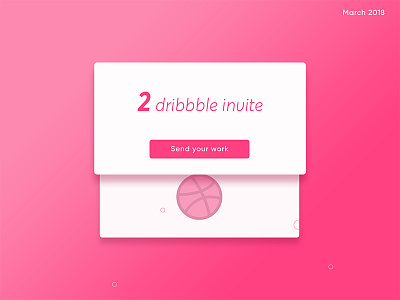 2x Dribbble Invite 2x design designer dribbble game invite player ui ux