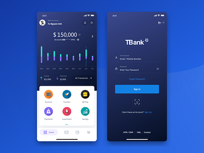 Banking & Wallet UI bank bank ui kit banking banking ios coin crypto exchange money figma finance internet e trade manage your coin sketch wallet wallet ui kit