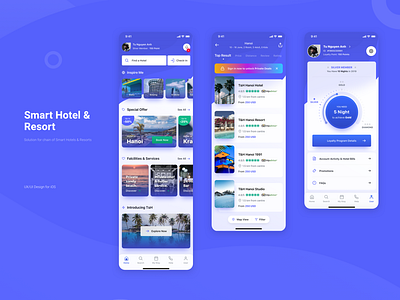 Smart Hotel & Resort Apps accommodation apartment booking digital key hostel hotel hotel booking hotel theme loyalty motel product design reservation resort rooms smartroom travel