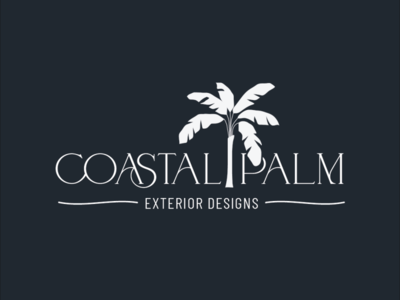 Coastal Palm | Primary Logo Design by Kathleen McCarty on Dribbble