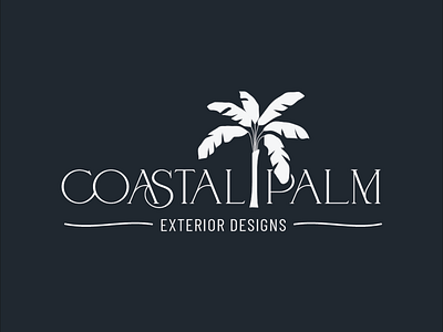 Coastal Palm | Primary Logo Design brand identity branding design graphic design illustration logo logo design typography ui vector