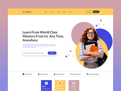 E-Learning Webpage