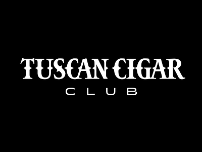 Tuscan Cigar Lettering branding cigar club decorated hand lettered identity lettering letters logo serif tuscan typography