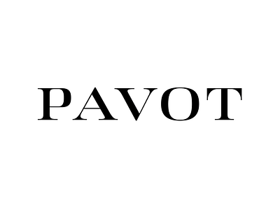 Pavot Lettering branding did one hand lettered identity lettering letters logo modern serif typography