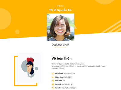 Cv Nguyentra Up branding design illustrator ui