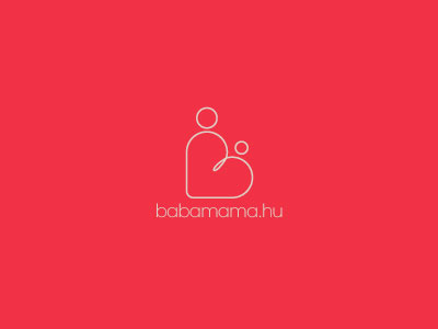 Babamama - maternity logo idea b baby heart maternity mother motherhood mum