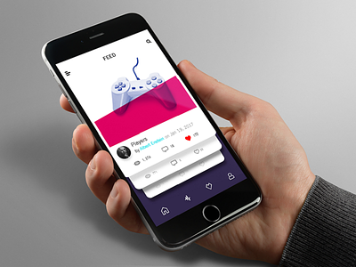 Dribbble app app design dribbble iphone mockup ux