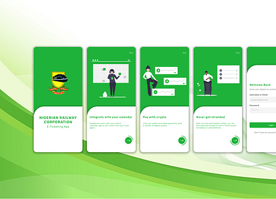 NRC Onboarding Screen app design illustration ui ux